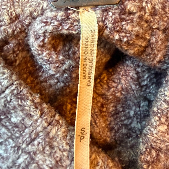 Free People Women’s Cable Knit Sweater Light Purple Size S - Picture 4 of 8